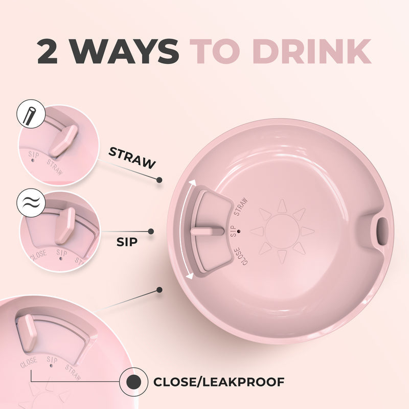 Thicc Buddy 16oz | Burgundy Glitz